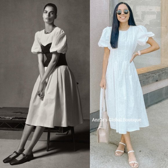 Anthropologie Dresses & Skirts - RARE NWT ANTHROPOLOGIE Eri + Ali Corset-Seamed Midi Dress